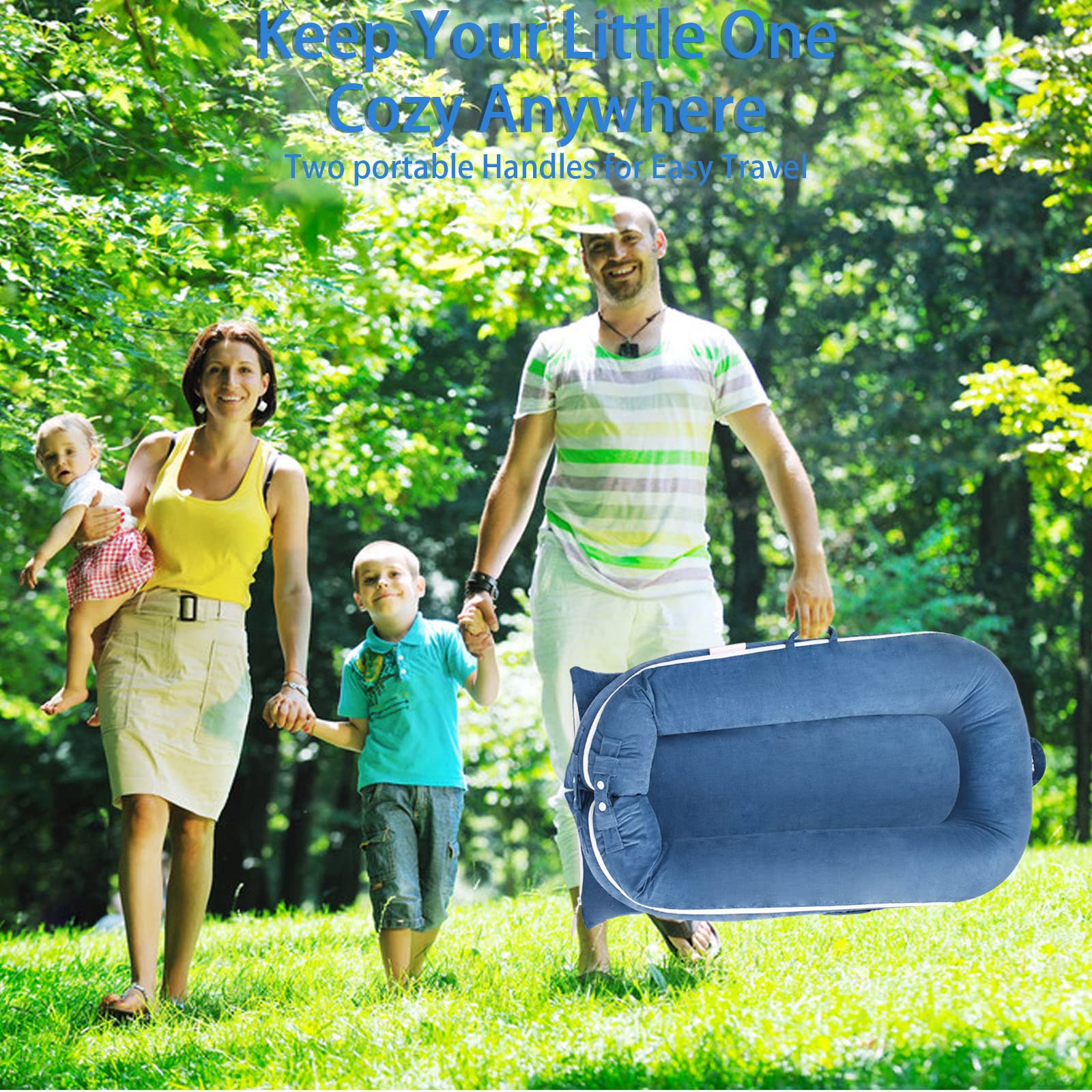 Easy-care machine washable cover that dries quickly after washes.