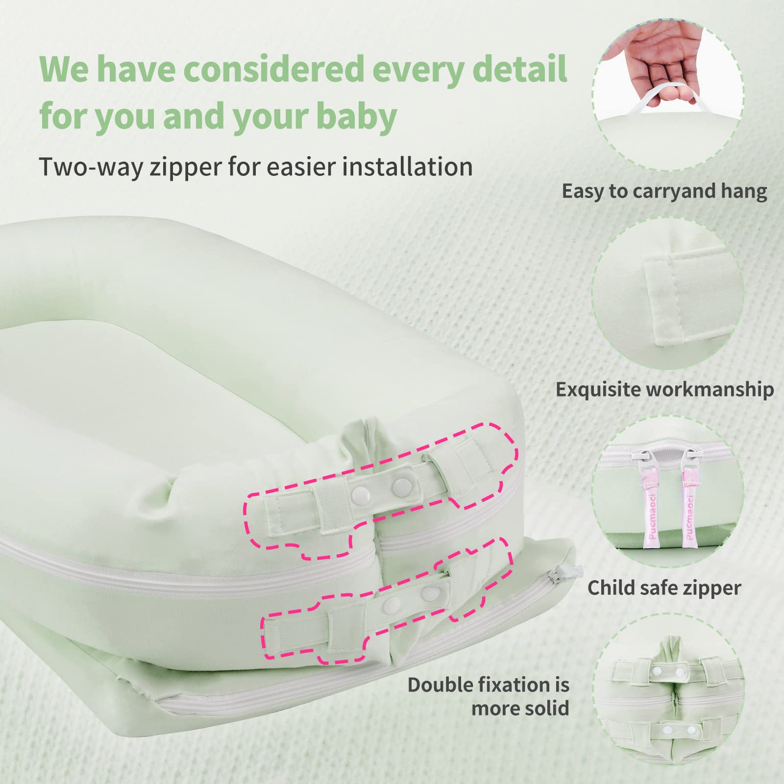 Pucmaoci cover is machine washable and dryer-safe for easy care