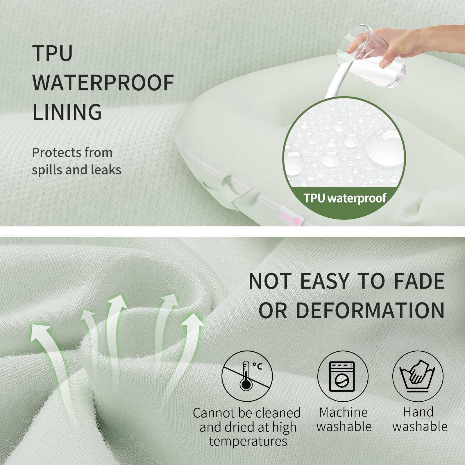 Pucmaoci replacement cover fits Dockatot Deluxe+ precisely