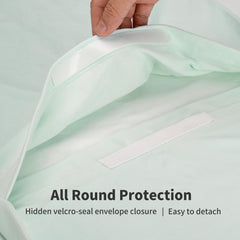Pucmaoci waterproof liner detail highlights stain resistance and cleanup
