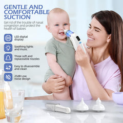 Pudult nasal aspirator 5-level suction for gentle power control.