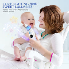 Pudult nasal aspirator with soft silicone tips for safe passages.