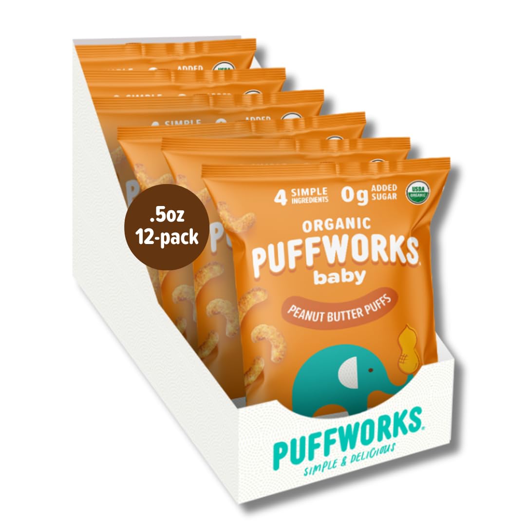 Puffworks Baby Diaper Bag Snack Ready — ideal for on-the-go munching.