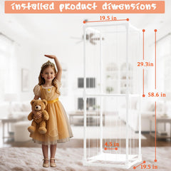 Puheca stuffed-animal-organizer PVC-material close-up highlighting durability.