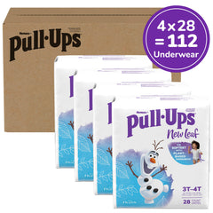 Pull-Ups New Leaf 3T-4T size info highlights breathable fit for comfortable days.