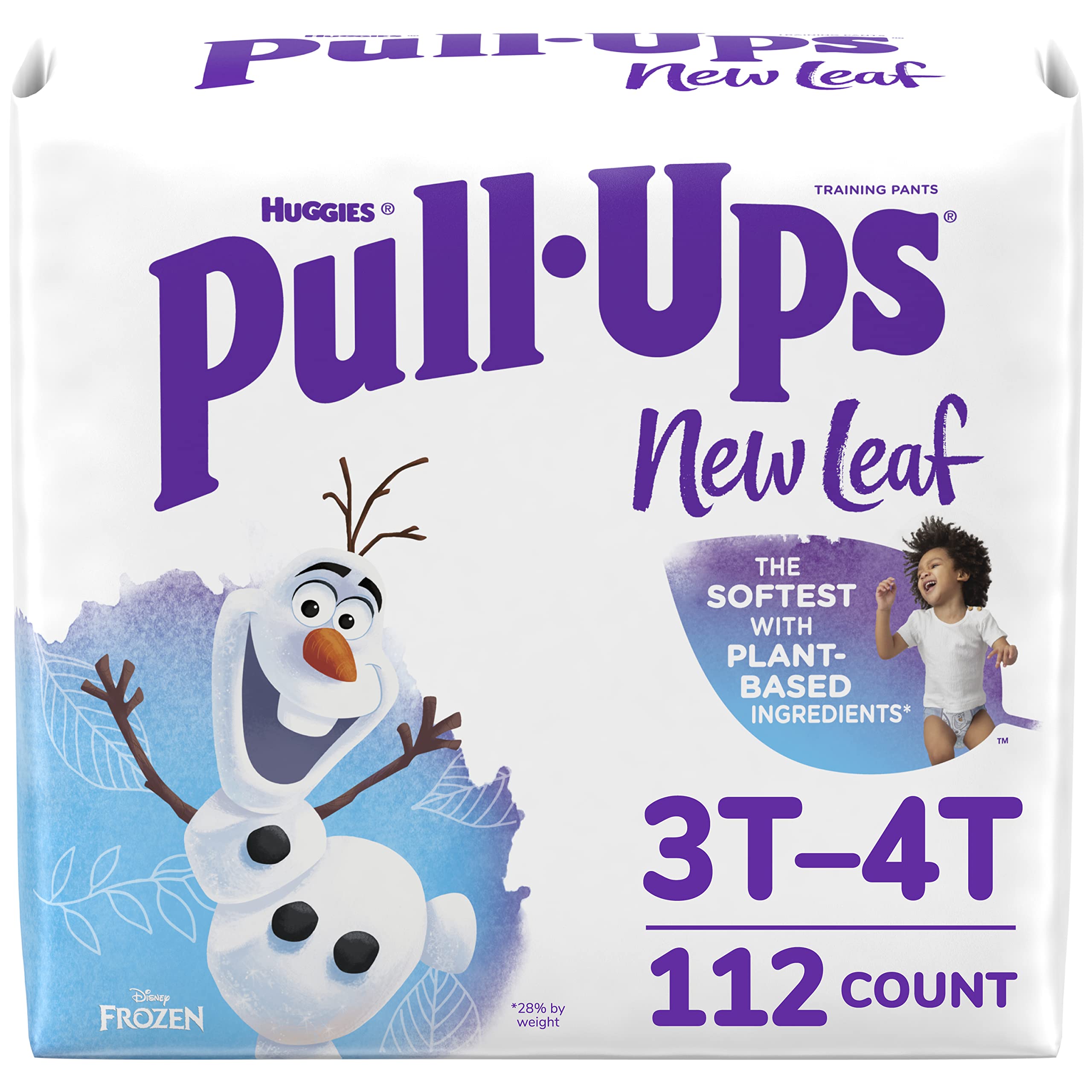 Pull-Ups New Leaf Disney Frozen packaging shows engaging characters for potty training.