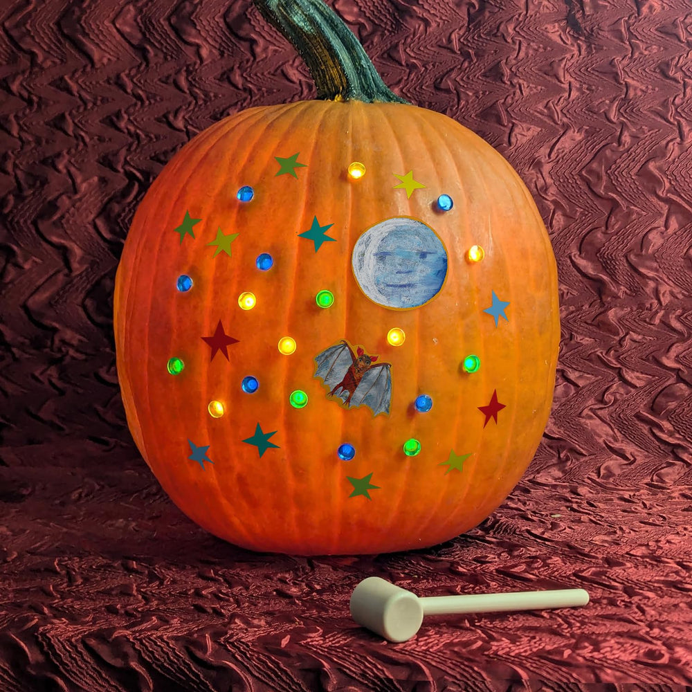 Pumpkin Masters World of Eric Carle sticker sheets illustrate playful decorating options for fall