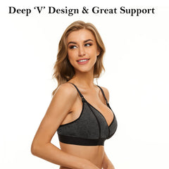 Pumpkin Pump breast pump bra adjustable fit design for comfortable all day wear.