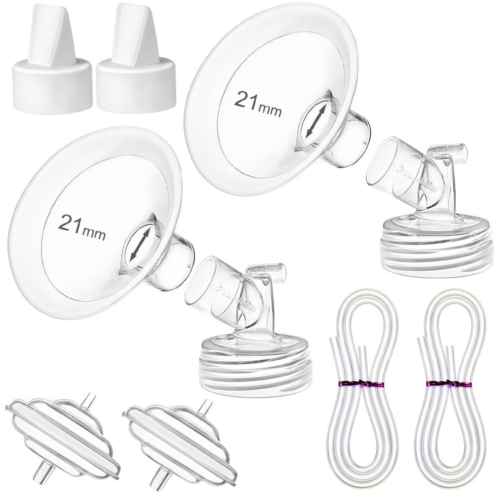 PumpMom 21mm flange set for Spectra pumps improves fit and comfort during pumping