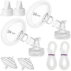 PumpMom 24mm flange set for Spectra S1/S2/9 Plus, easy-to-clean fit