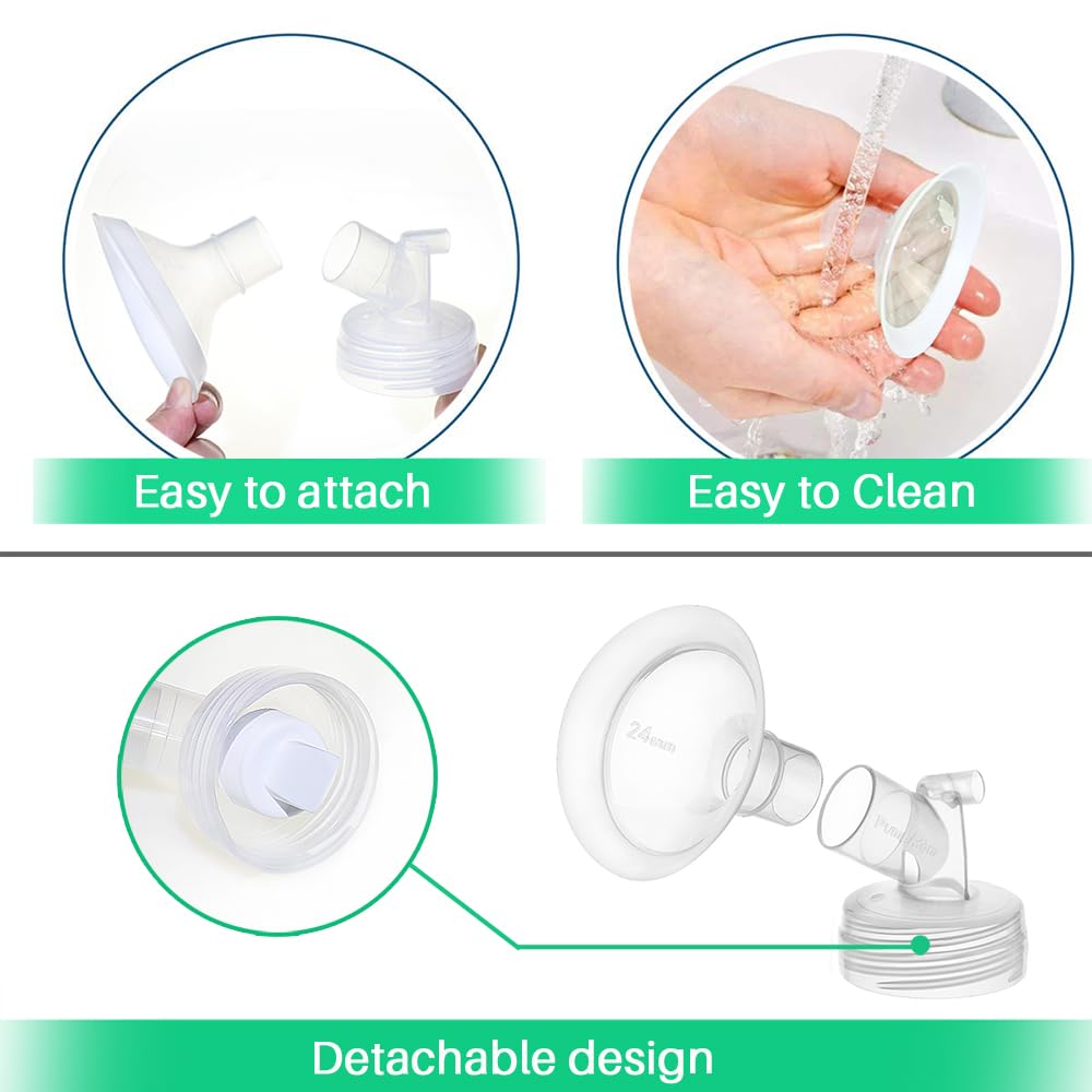 PumpMom flex shield comfort features a soft rim for natural feel