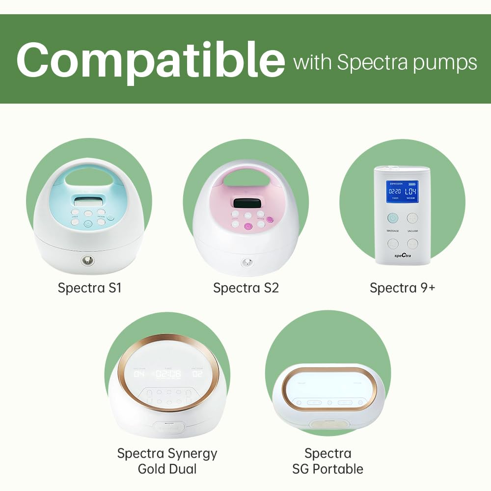 PumpMom-US 17mm flange with soft rim for gentle, natural seal.