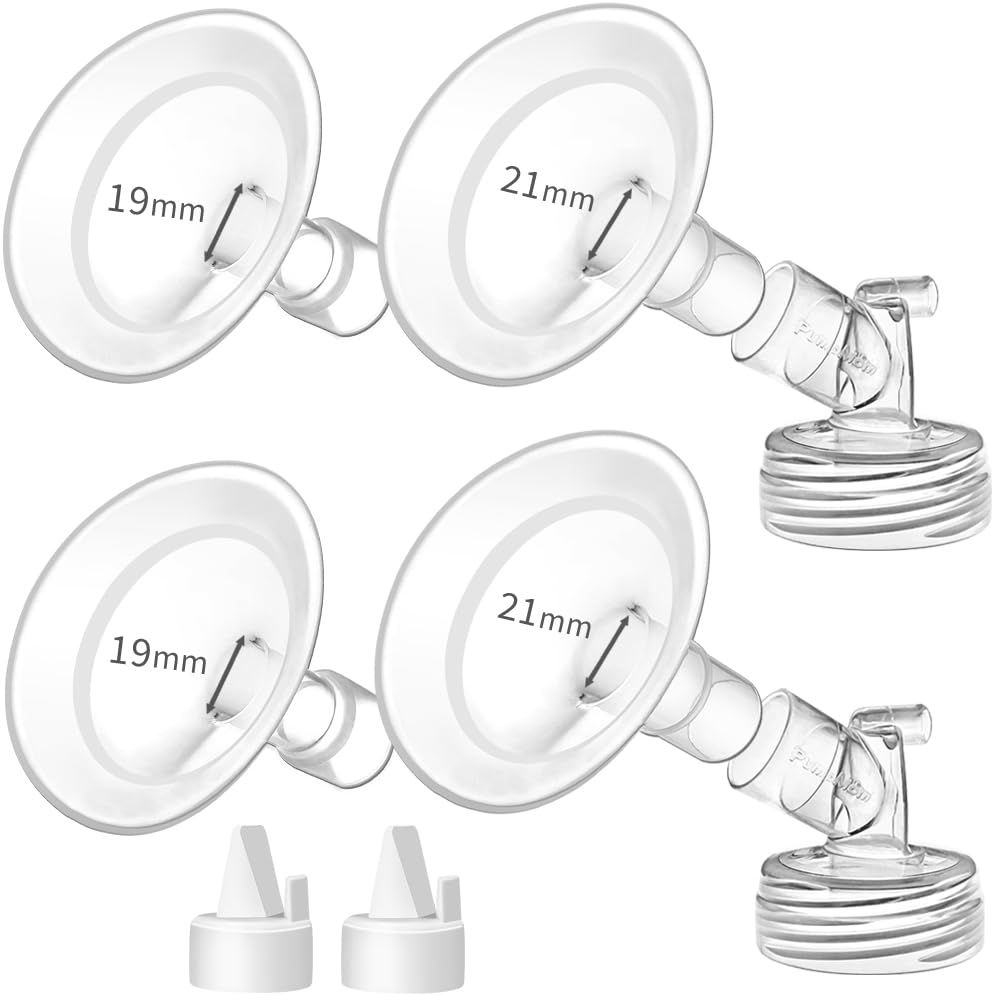 PUMPMOM-US 19mm flange breast shield for Spectra fit securely for comfortable pumping sessions
