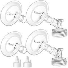 PUMPMOM-US 19mm flange breast shield for Spectra fit securely for comfortable pumping sessions