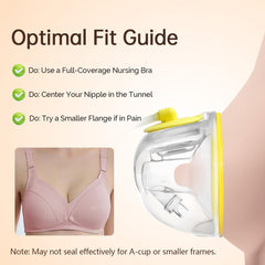 PUMPMOM-US 27mm flange for comfortable pumping sessions