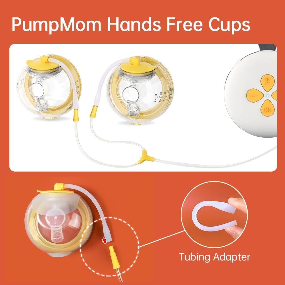 PUMPMOM-US extension tubes enable uninterrupted hands-free pumping.