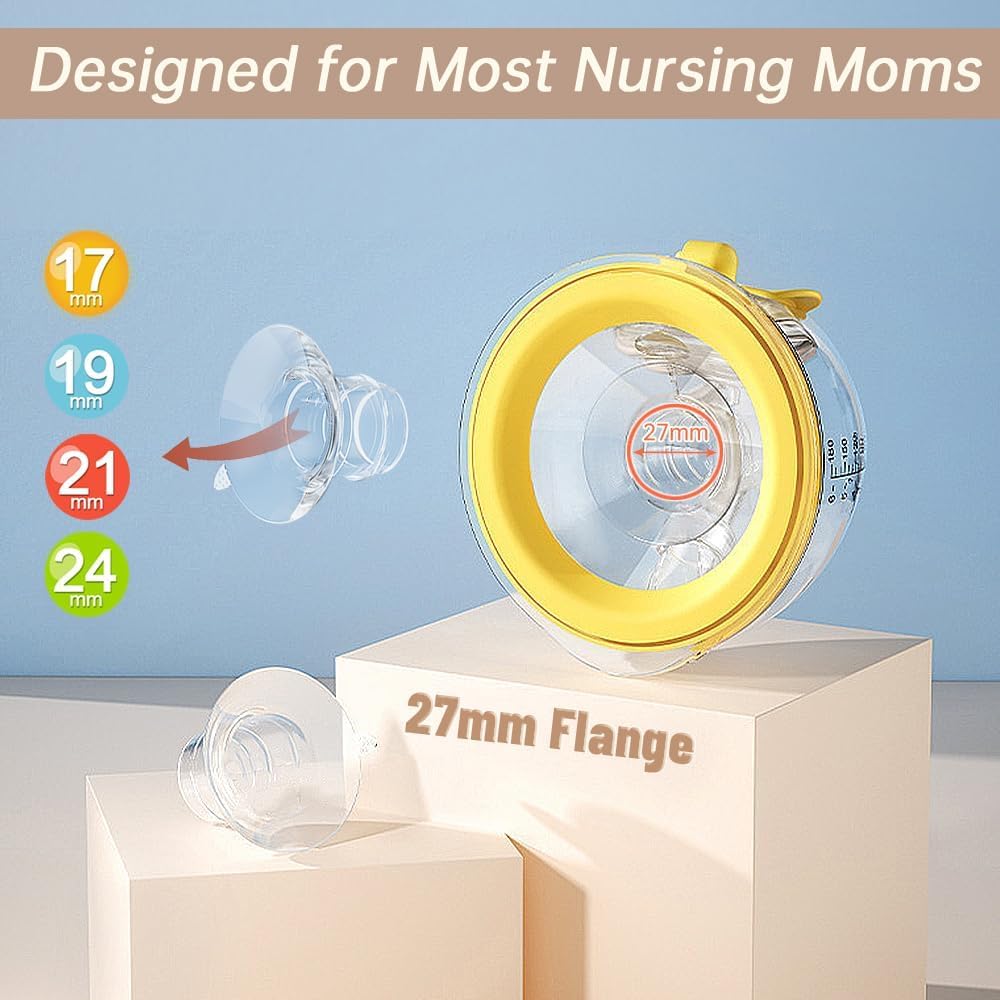 PUMPMOM-US inserts 17/19/21/24mm offer adjustable sizing for personalized comfort.