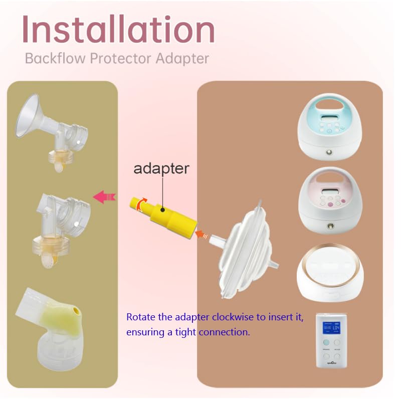 PUMPMOM-US Medela old-style flange attachment showcases quick, tool-free connection