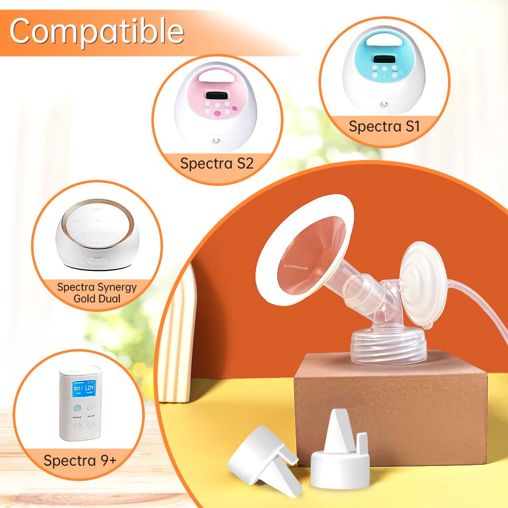 PUMPMOM-US oval flex shield with 105° opening supports better seal during pumping