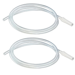 PUMPMOM-US replacement tubing for Spectra Gold Dual shows flexible silicone for dual pumping setups.