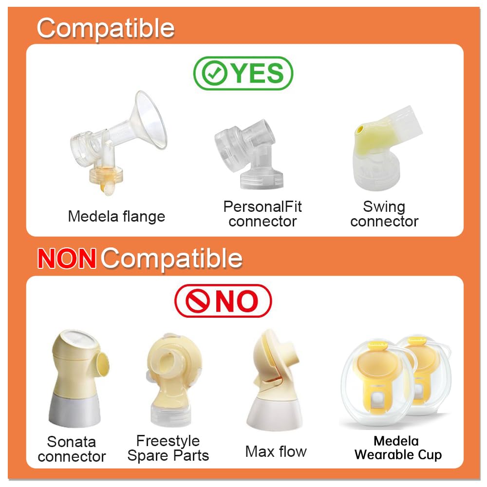 PUMPMOM-US Spectra backflow protector adapter enables secure, clean pump-to-bottle linkage