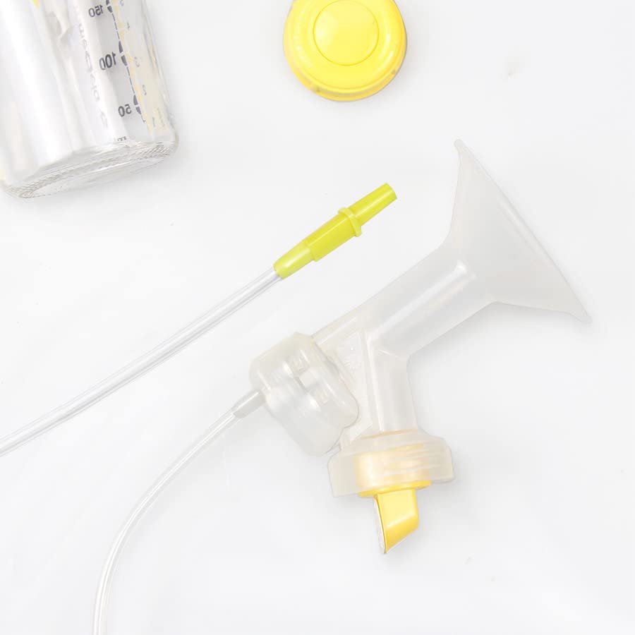 PumpMom-us tubing end with connectors ready for older Medela units.