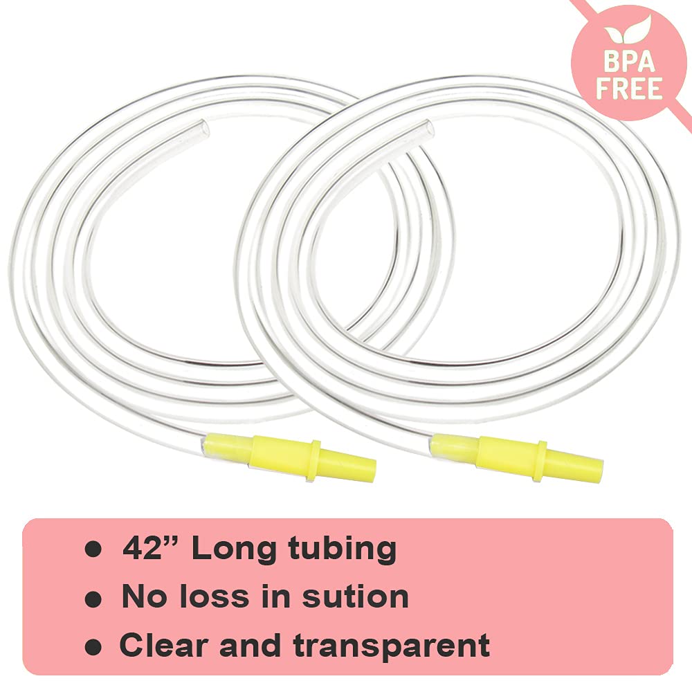 PUMPMUS tubing length 42in demonstrates the long, flexible tubing length.