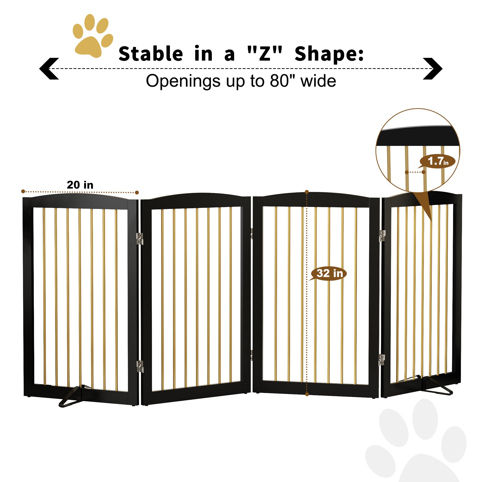 PUPETPO black and gold finish adds stylish touch to home decor.