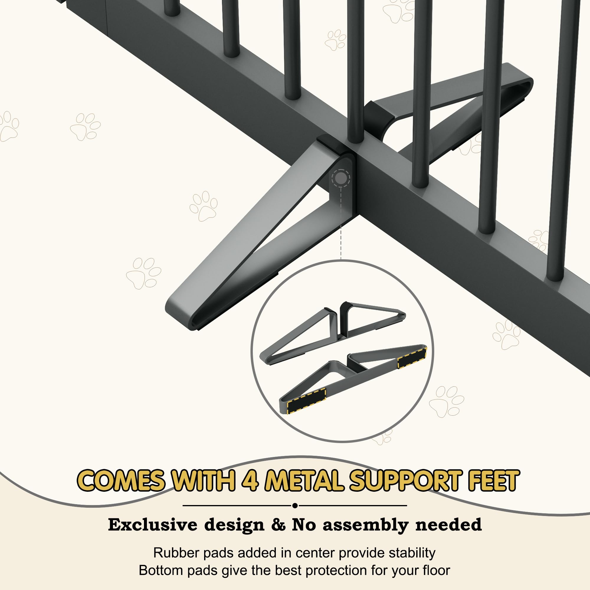 PUPETPO MDF construction provides a sturdy, durable frame.