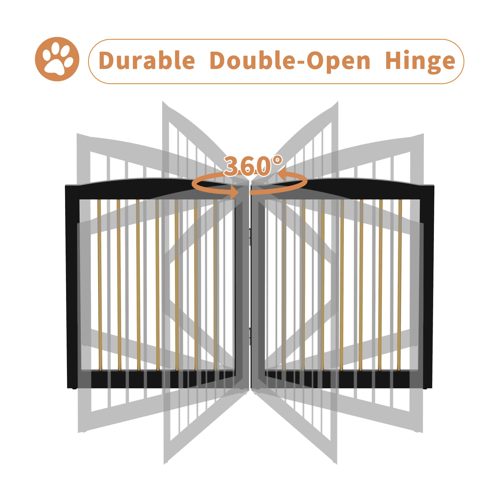 PUPETPO gate blocking a stair entryway demonstrates safe puppy zoning.