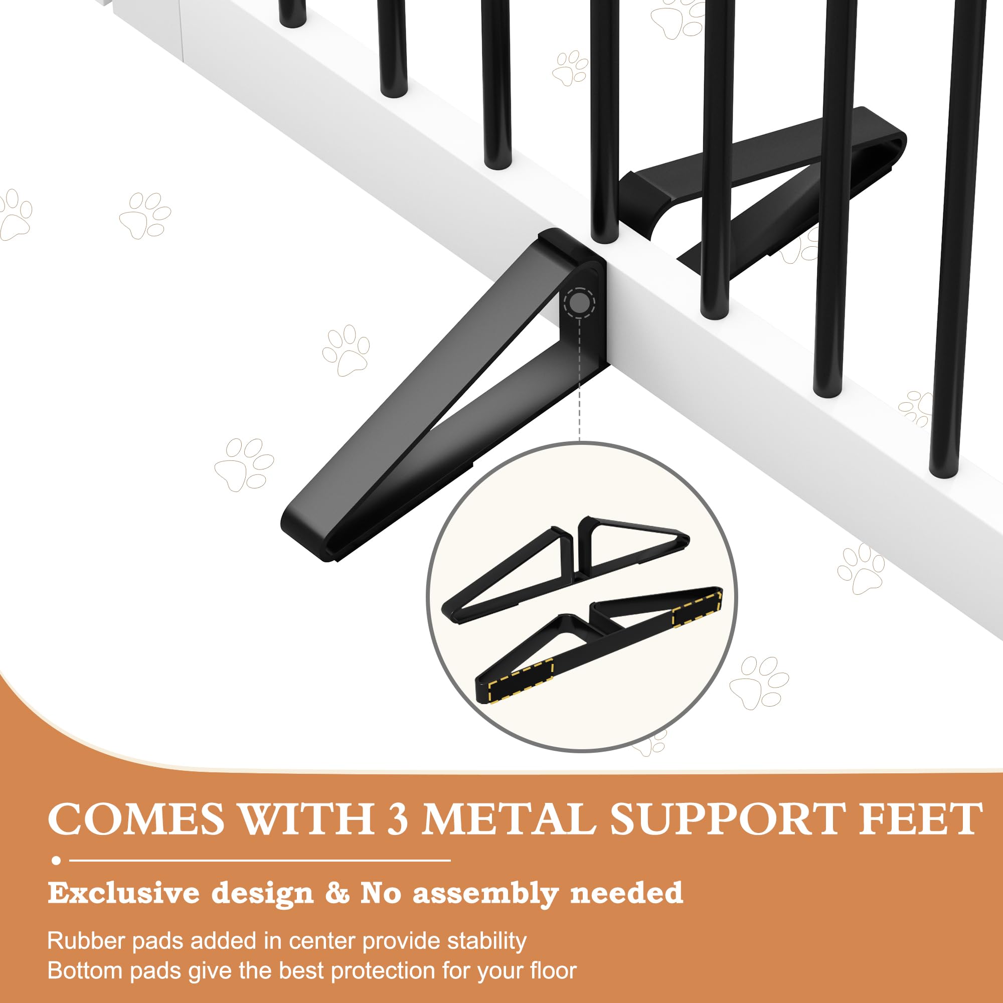 Pupetpo sturdy MDF construction ensures durable pet containment.
