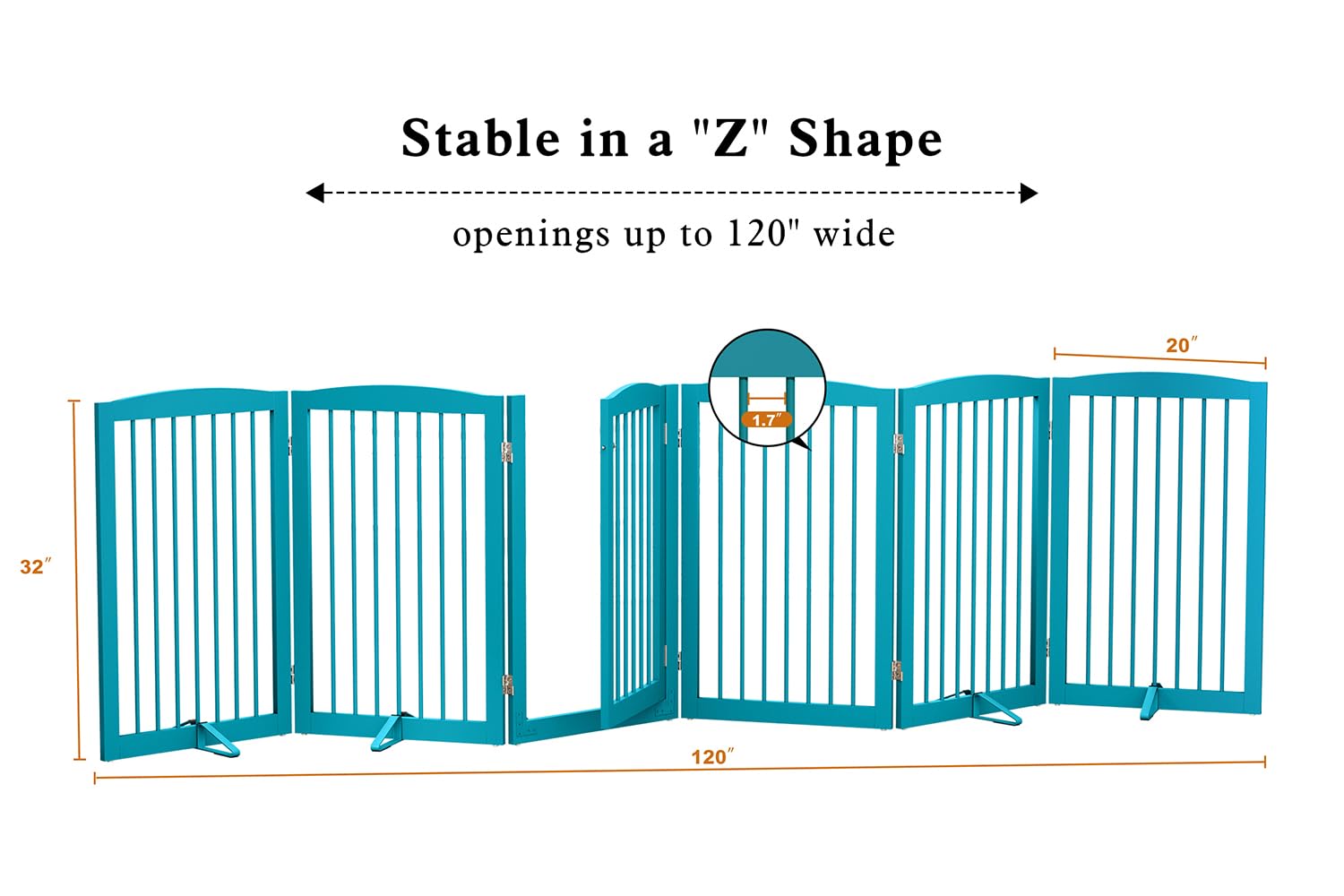 PUPETPO versatile gate suitable for dogs, cats, and small pets