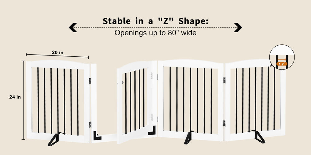 Pupetpo versatile-pet-gate-use keeps multiple pets safely contained.