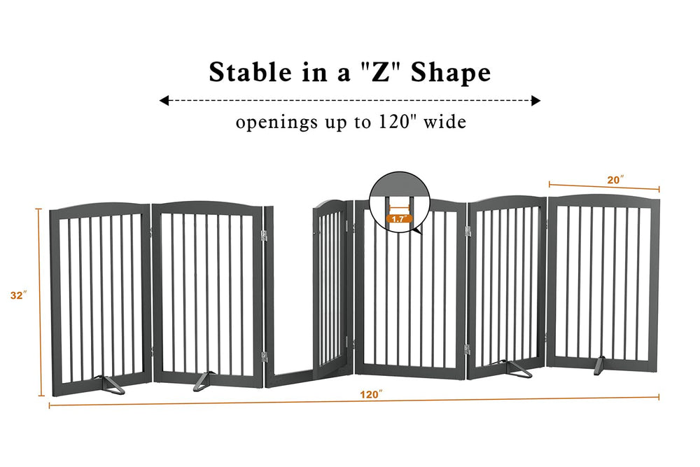 PUPETPO versatile pet gate suitable for dogs, cats, and small animals.