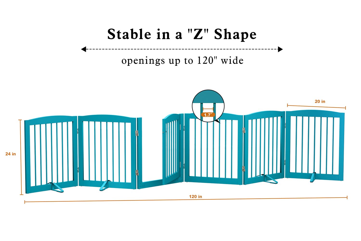 PUPETPO 360-degree hinges adapt to irregular spaces for better fit.