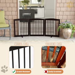 PUPETPO dog gate on stairs helps manage vertical spaces safely
