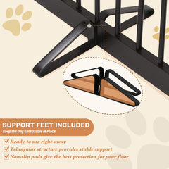 PUPETPO indoor dog gate doorway setup for flexible room separation