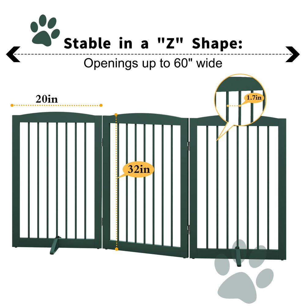 PUPETPO non-slip pads protect floors while gate stays in place.