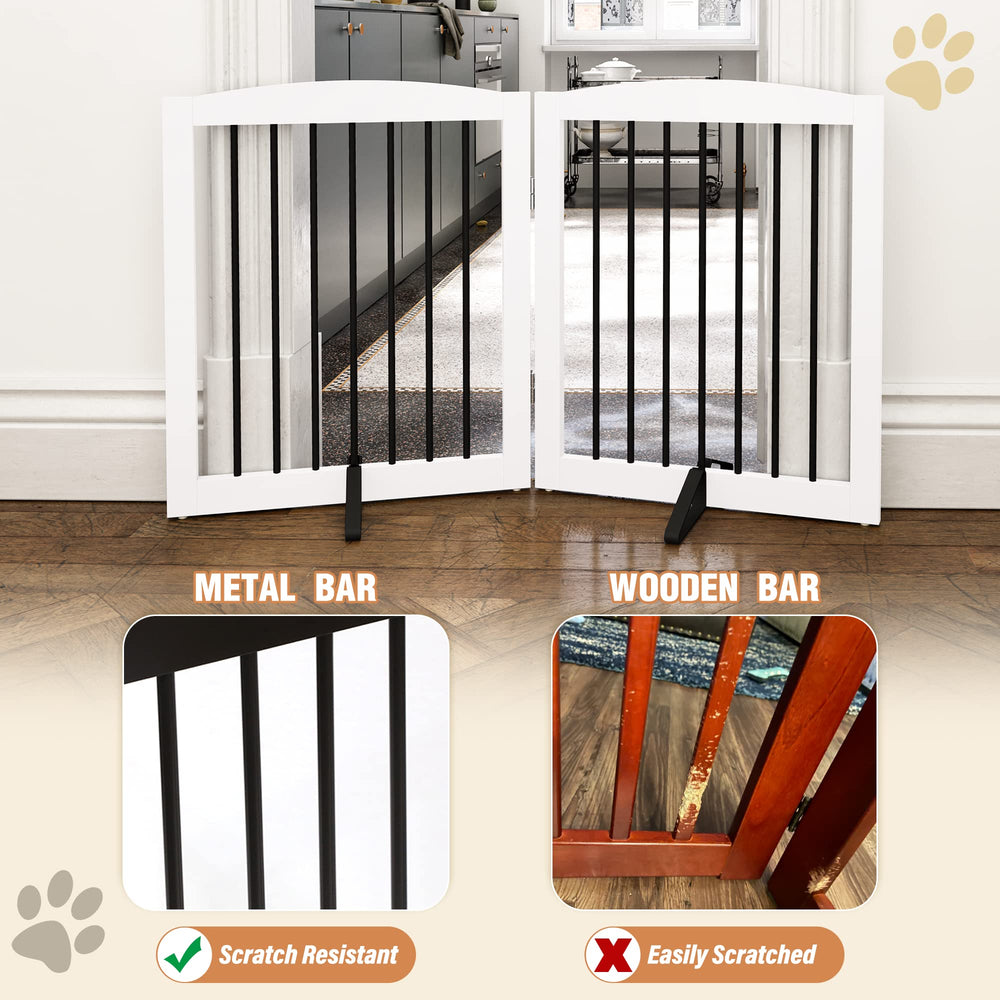 PUPETPO wooden design closeup shows sturdy MDF and metal frame.