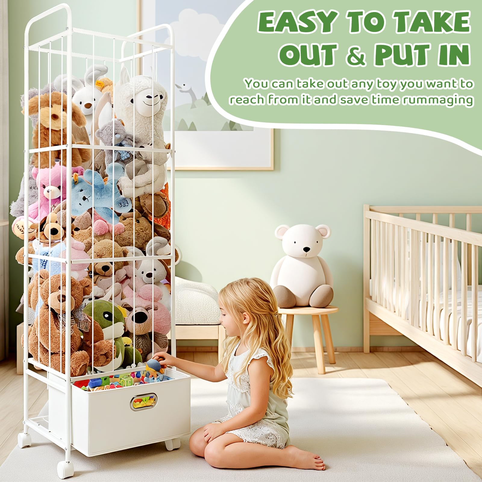 Puppiluv metal construction durability shown in sturdy frame