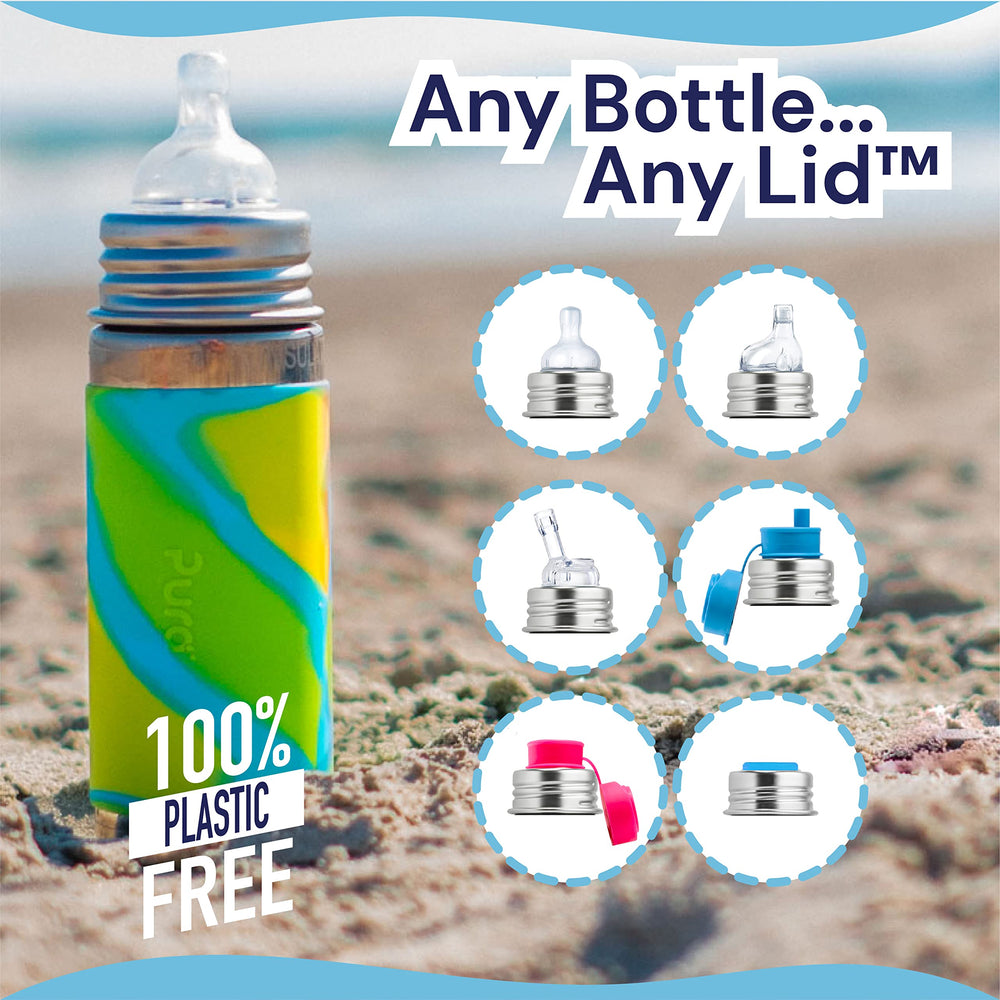 Pura Kiki bottle lids and accessories offering mix-and-match customization