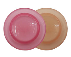 Pura Kiki bottle silicone sealing disk in rose color for plastic-free breast milk storage.