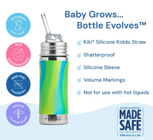 Pura Kiki MadeSafe certification badge on mint bottle.