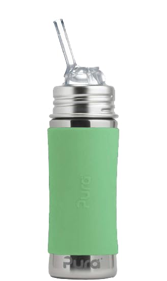 Pura Kiki New Moss bottle side view for everyday plastic-free hydration