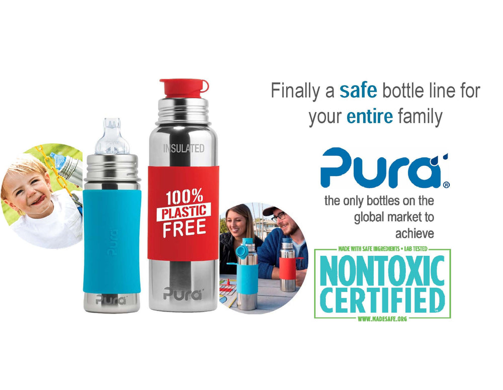 Pura Kiki tall sleeve provides tactile grip for tiny hands.
