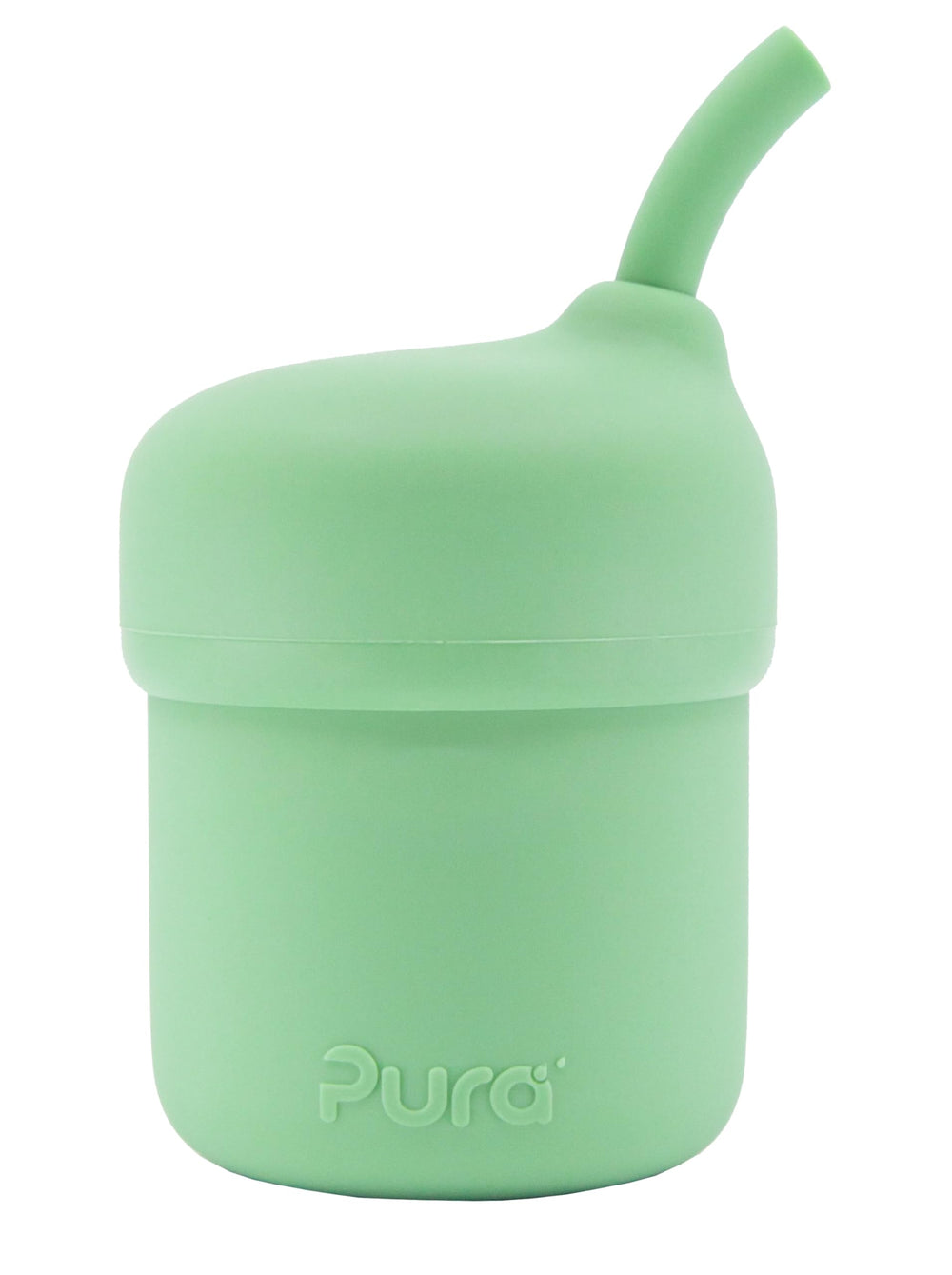 Pura my-my Sippy Cup kid-friendly design supports transitions from bottles.