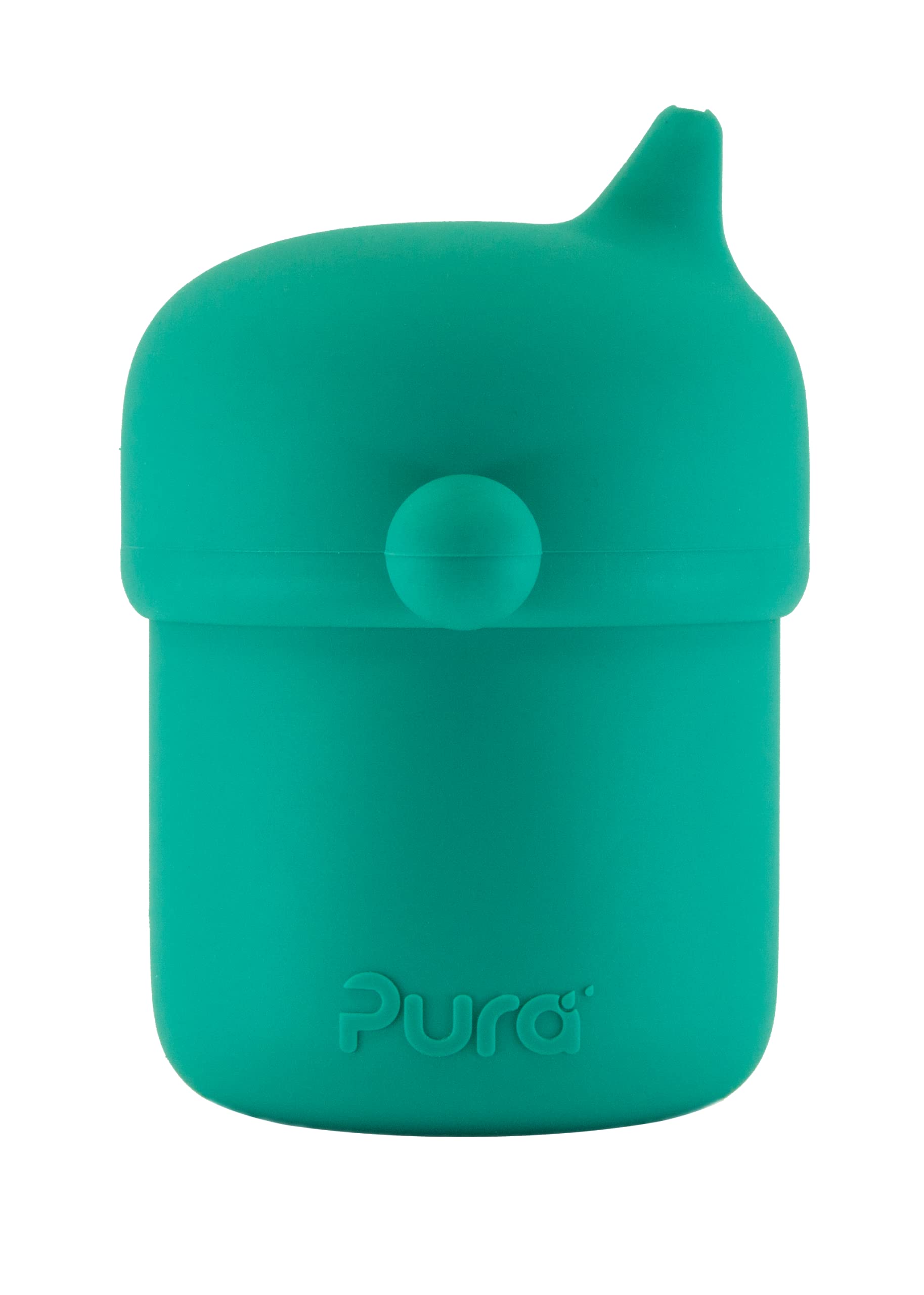 Pura my-my Sippy Cup platinum silicone emphasizes safety and durability for kids.