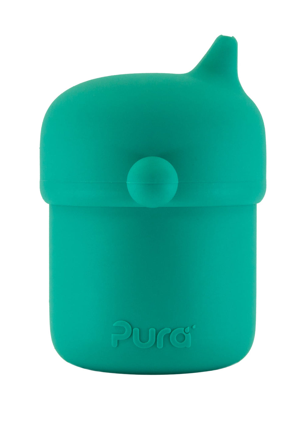 Pura my-my Sippy Cup platinum silicone emphasizes safety and durability for kids.