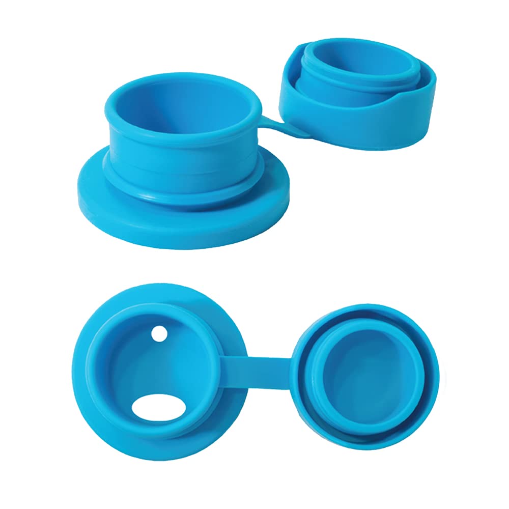 Pura Sport Mini big mouth top image highlights a quiet drinking silicone lid.
