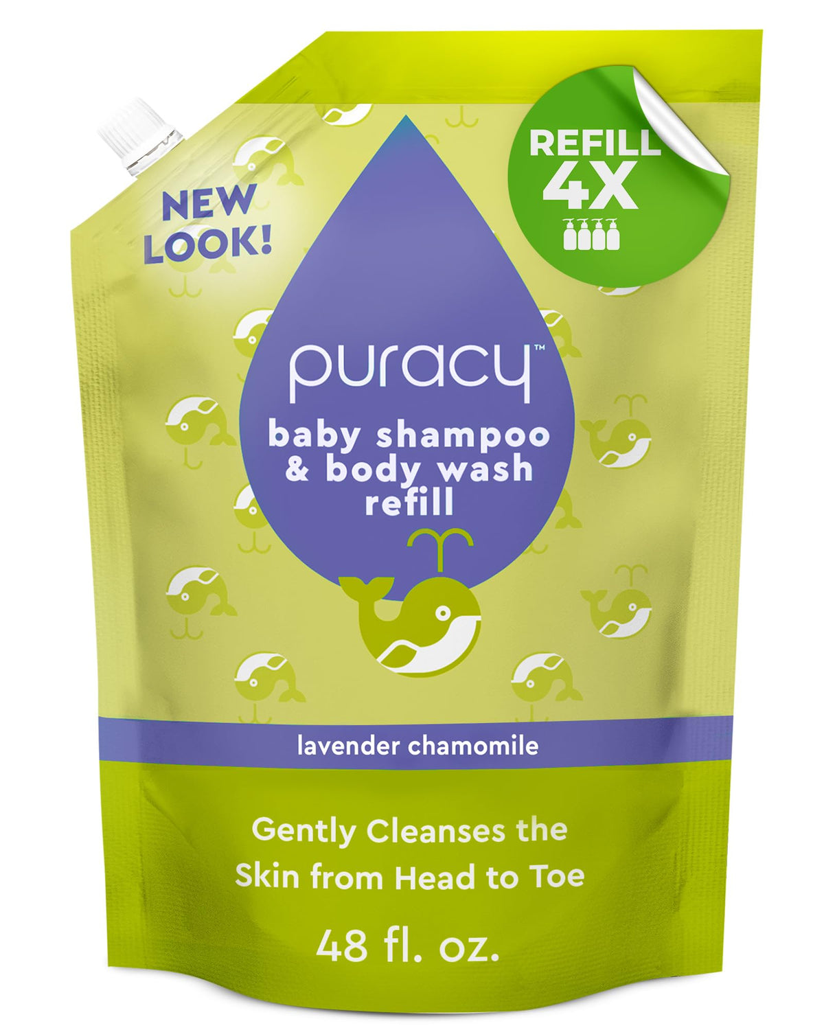 Puracy Kids Shampoo bottle demonstrates gentle cleansing for delicate skin